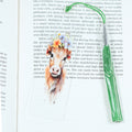 This sweet acrylic bookmark features a charming animal inspired design that brings a touch of nature and whimsy to your reading experience.
