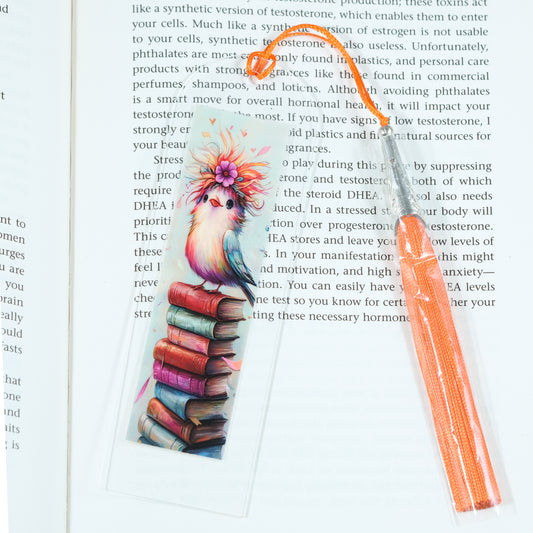 Whether you're escaping into a novel, browsing your favourite reads, or building your to-be-read pile, this fun bookmark brings a splash of colour and personality to every page.